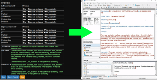 Powerscribe Template Example Improve Ultrasound Reporting: Automation & Quality of Life